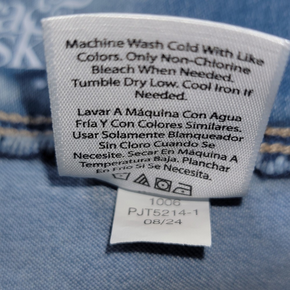 Womens Size 4X 28W-30W Terra & Sky Pull On Blue Jeggings High Rise Skinny NWOT - Picture 6 of 10